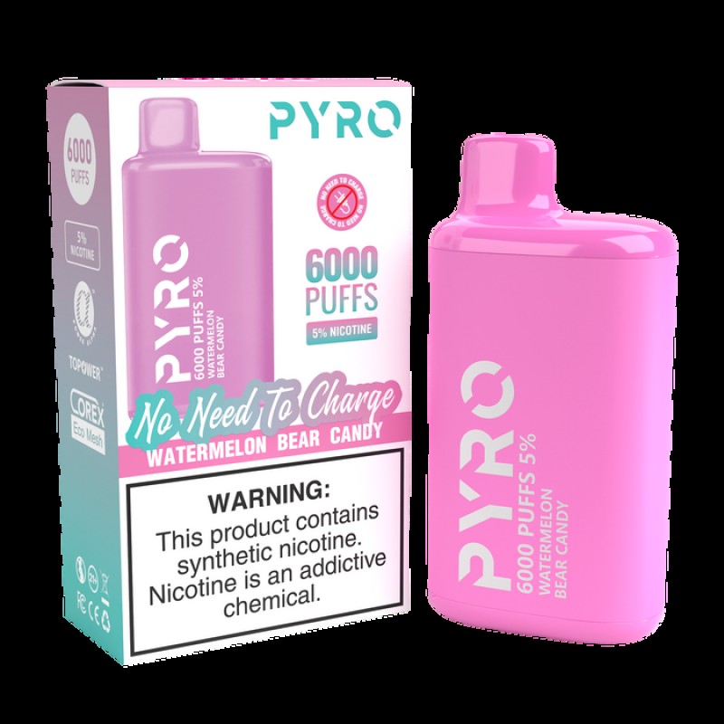 Pyro 6000 Puff Disposable