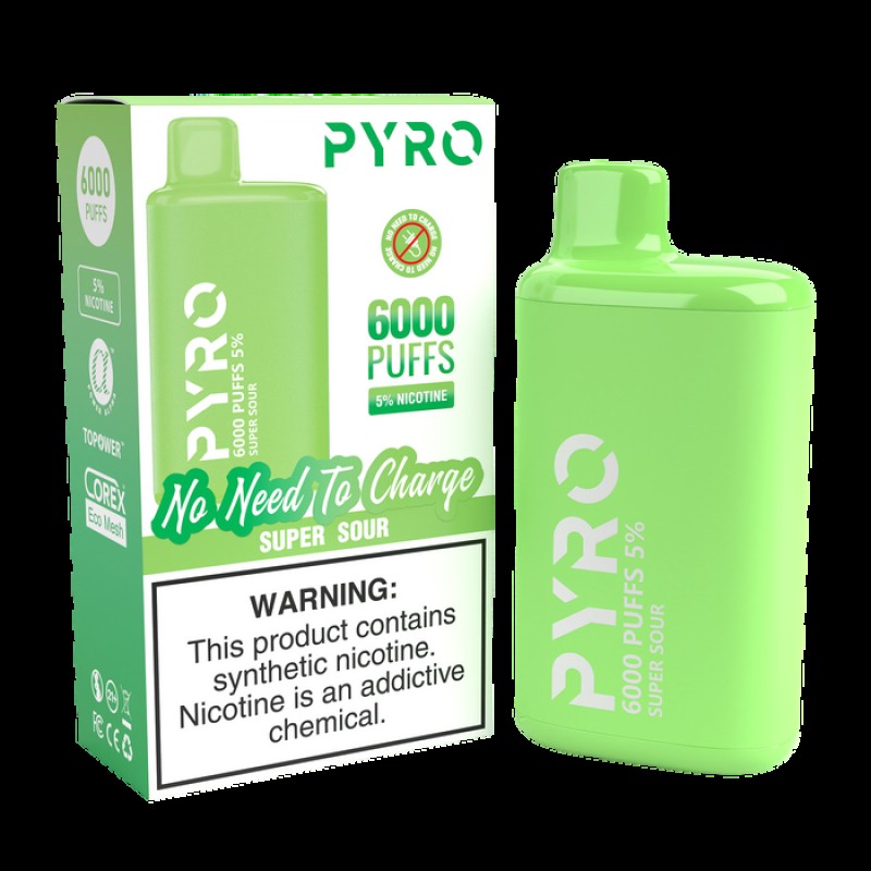 Pyro 6000 Puff Disposable