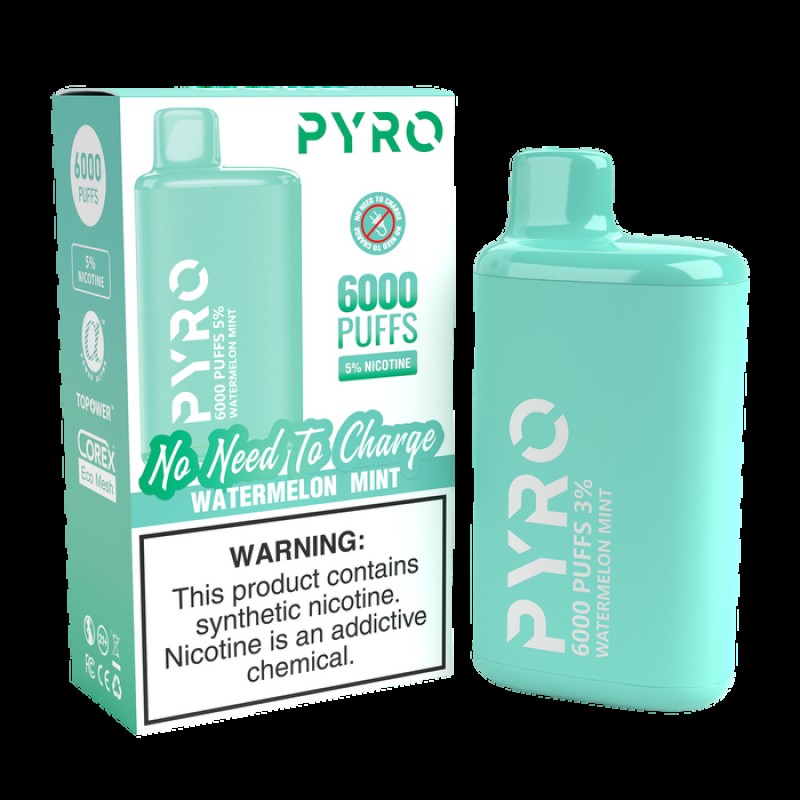 Pyro 6000 Puff Disposable