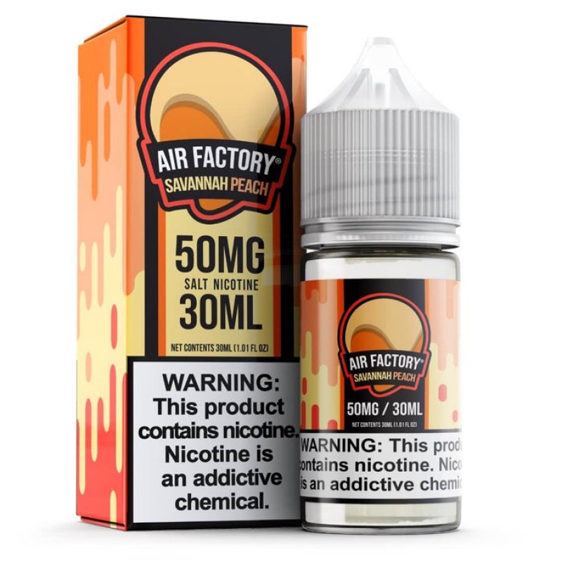 Air Factory Salt Savannah Peach eJuice