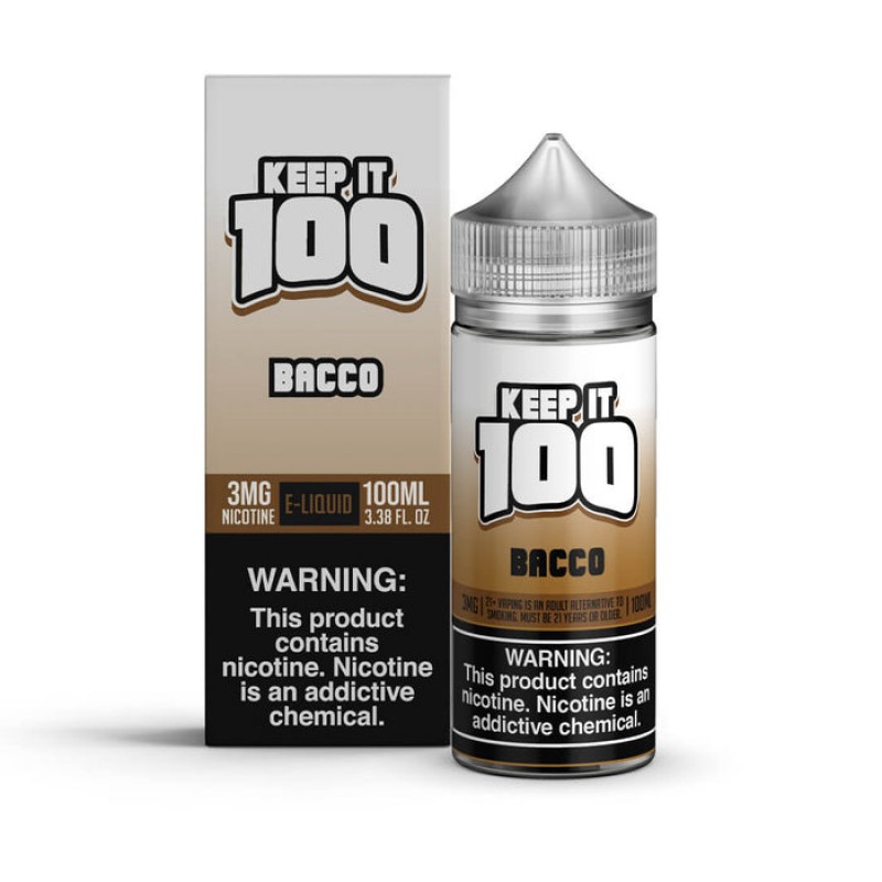 Keep It 100 Bacco eJuice Keep It 100 Bacco eJuice