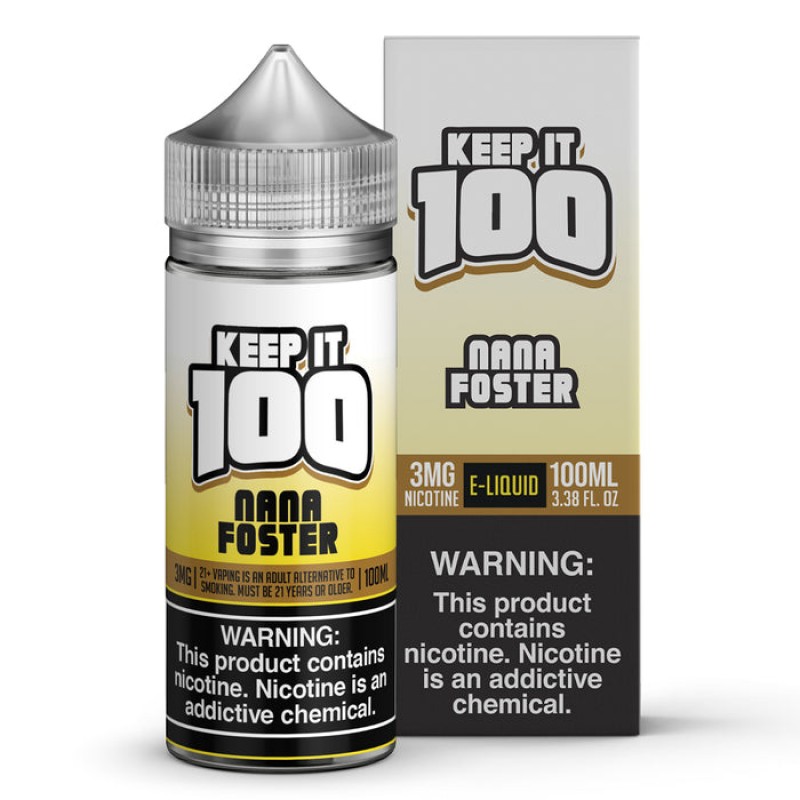Keep It 100 Nana Foster eJuice Keep It 100 Nana Foster eJuice