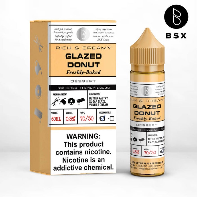 Glas BSX Glazed Donut eJuice Glas BSX Glazed Donut eJuice