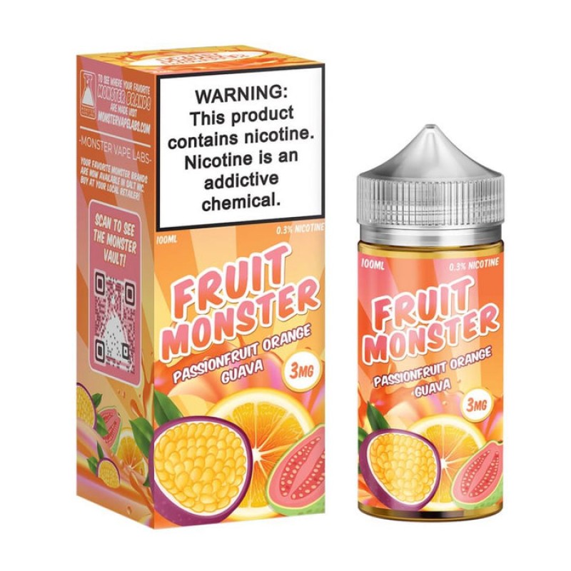 Fruit Monster Passionfruit Orange Guava eJuice Fruit Monster Passionfruit Orange Guava eJuice