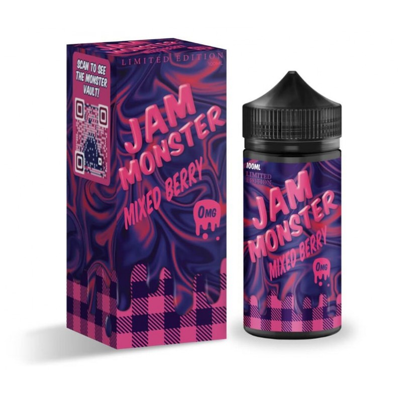 Jam Monster Mixed Berry eJuice Jam Monster Mixed Berry eJuice