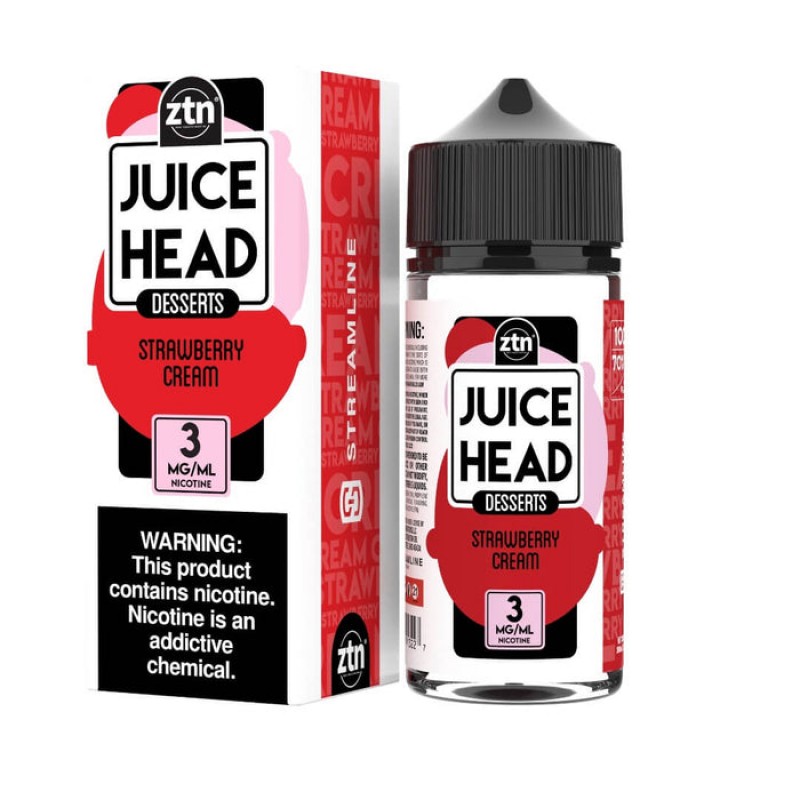 Juice Head Desserts Strawberry Cream eJuice Juice Head Desserts Strawberry Cream eJuice