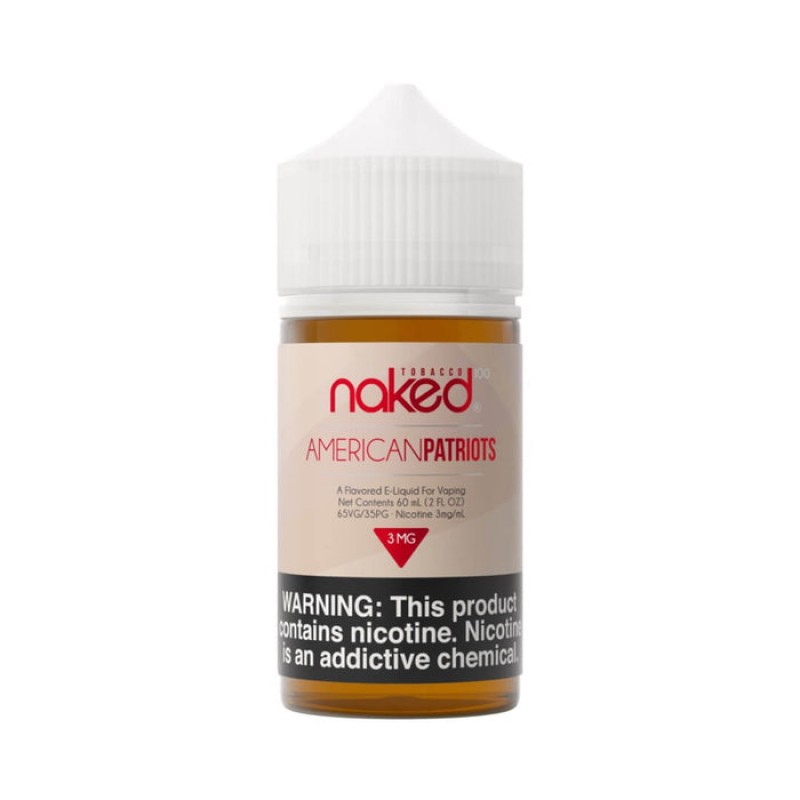Naked 100 Tobacco American Patriots eJuice Naked 100 Tobacco American Patriots eJuice