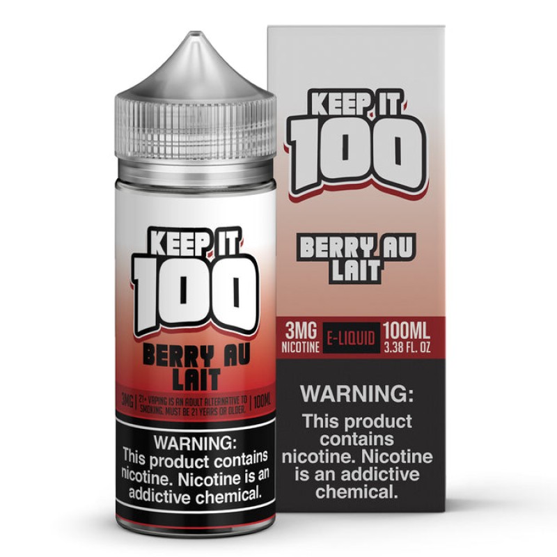Keep It 100 Berry Au Lait eJuice Keep It 100 Berry Au Lait eJuice
