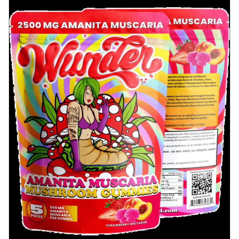 Wunder Amanita Muscaria Mushroom Gummies